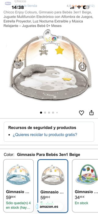 Gimnasio Chicco Enjoy Colours Gym
