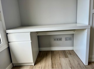 Escritorio IKEA MALM 140x65 Blanco
