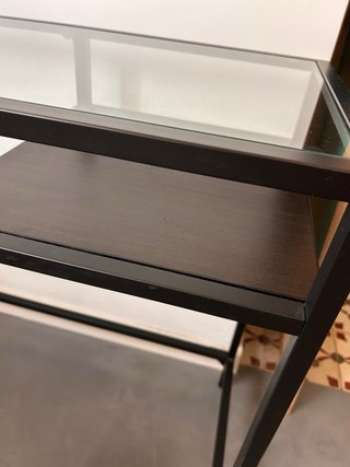 Escritorio y silla IKEA verde oliva
