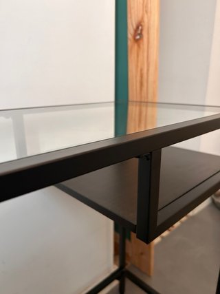 Escritorio y silla IKEA verde oliva