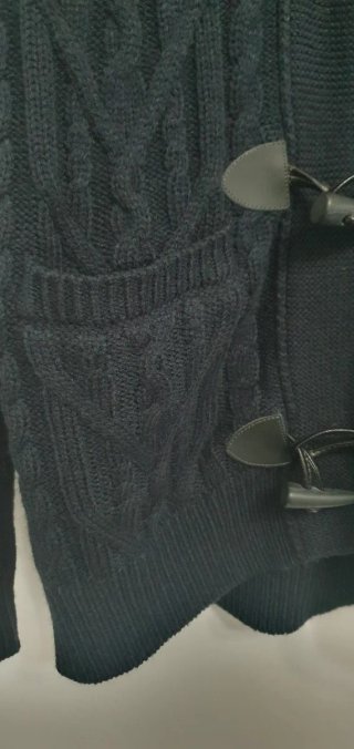 Cardigan Rifle Jeans Uomo L Blu Maglione