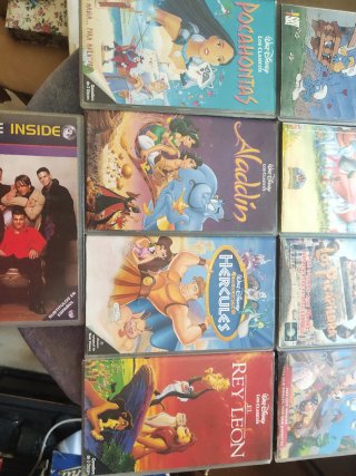 Lote VHS Películas Infantiles Disney y Más