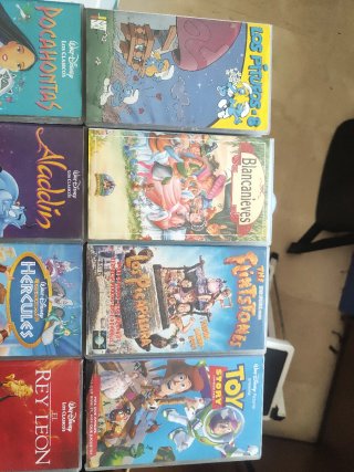 Lote VHS Películas Infantiles Disney y Más