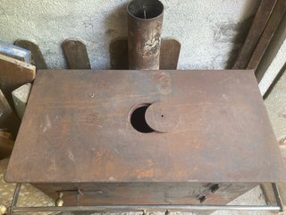 Estufa de leña hierro fundido