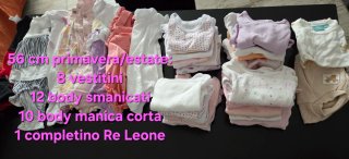 Lotto Abbigliamento Neonata 56 cm Primavera/Estate