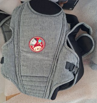 Mochila Portabebés Tuc Tuc Raya Gris