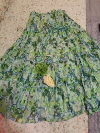 Falda larga floral