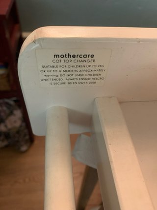 Cambiador bebé con fundas