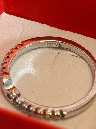 Anillo Plata Infinito Multicolor
