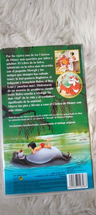 VHS El Libro de la Selva Disney