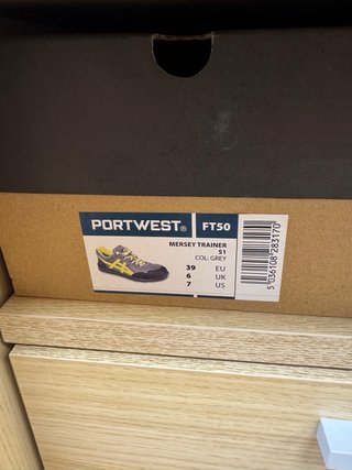 Calzado seguridad Portwest Talla 39