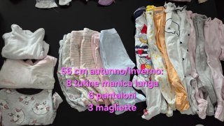 Lotto Abbigliamento Neonata 56cm Autunno/Inverno