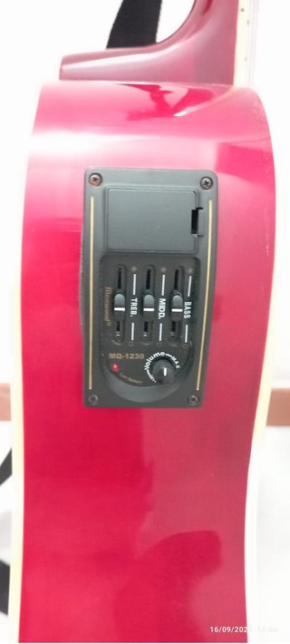 Guitarra Acústica XP Roja + Funda