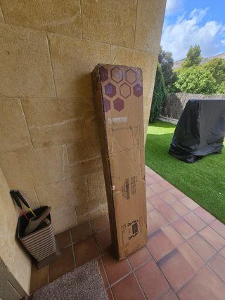 Sombrilla de jardin o terraza de aluminio 3x4