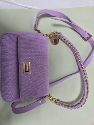 Bolso bandolera lila Mimi-Muà Firenze