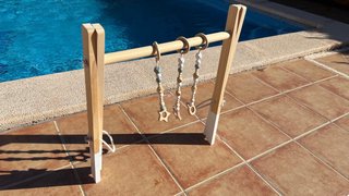 Gimnasio de madera para bebé