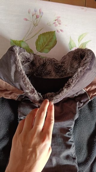 Abrigo para perro con forro polar