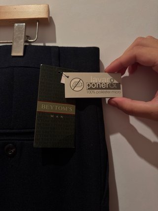 Pantalón de traje Beytom Men azul marino talla 48