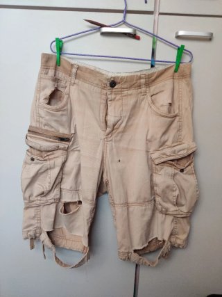 Pantalones Jack & Jones desgastados beige