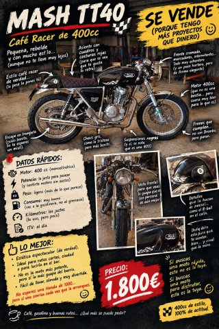 Mash TT40 Café Racer 400cc