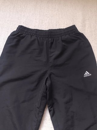 Adidas Boys Black Track Pants Joggers 13-14Y 164cm