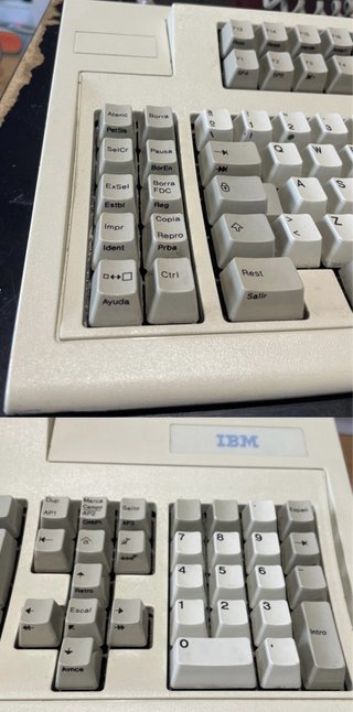 IBM Unicomp Model M M122 Spagnolo