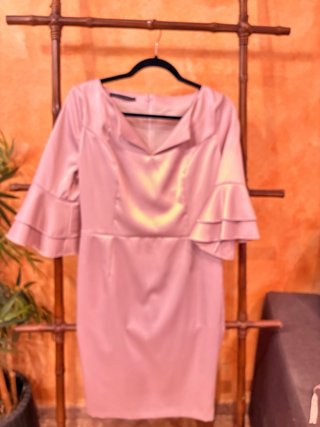 Vestido de fiesta rosa