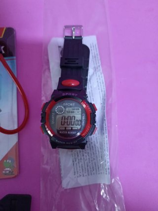 Candado moto/patín + Reloj cronómetro