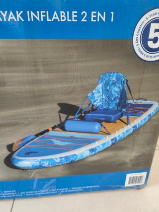 Tabla Paddle Surf y Kayak Inflable 2 en 1