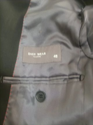 Traje de chaqueta negro para caballero