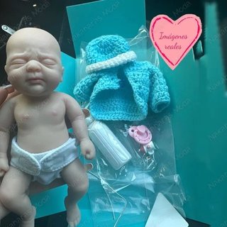 Muñeca reborn bebé silicona flexible