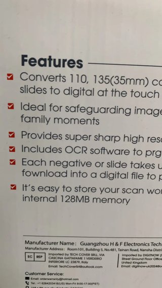 Escáner Digital KODAK Foto y Película