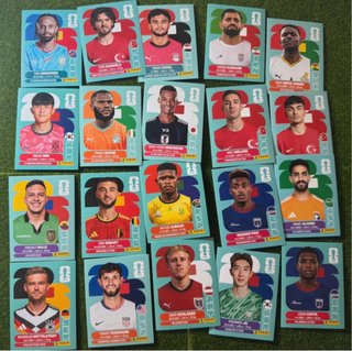 Pack 20 Cromos diferentes Panini Mundial
