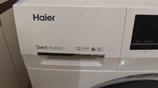 Lavadora Haier 9kg Direct Motion Vapor Antibacteri