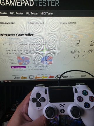 Mando PS4 Blanco sin drift