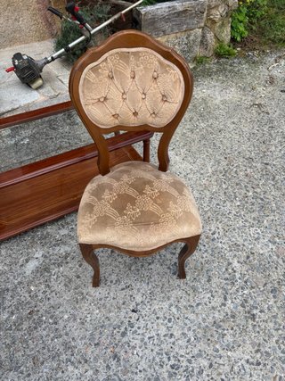 Sillas Vintage Beige y Marrón