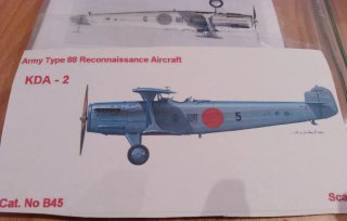 Maqueta Avión Biplano Japonés 1/72