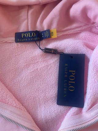 Sudadera Polo Ralph Lauren con capucha rosa
