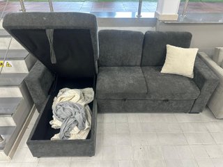 Sofá Cama Gris Tela