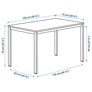 Mesa comedor Ikea VIHALS blanca