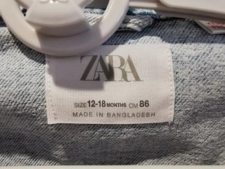 Chaqueta vaquera bebé 12-18 meses