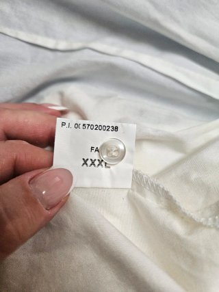 Camicia donna bianca Made in Italy XXXL