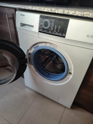 Lavadora Haier Blanca