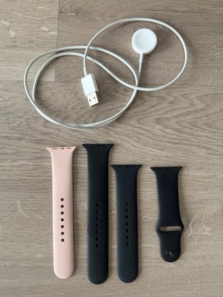 Cargador USB Apple Watch y correas