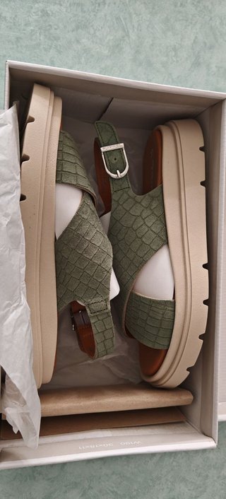 Sandalias Tamaris Plataforma Piel Talla 37