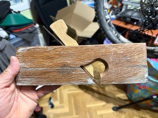 cepillo de carpintero o guillame antiguo de madera