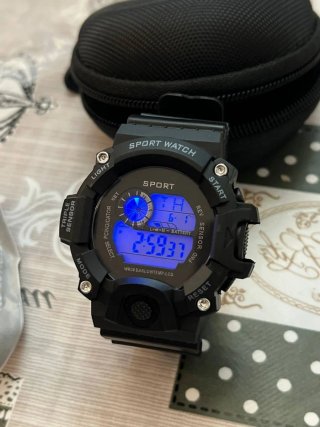Reloj deportivo Negro nuevo