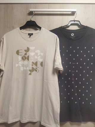 2 Camisetas Talla L x 4€