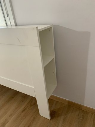 Cabezal cama matrimonio con mesita anexa