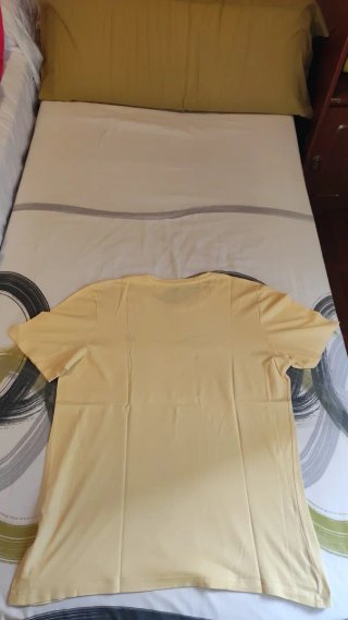 Camiseta Jack & Jones amarilla talla XL